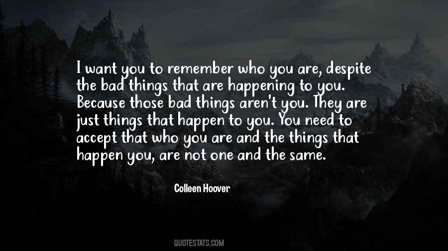 Things That Happen Quotes #934090