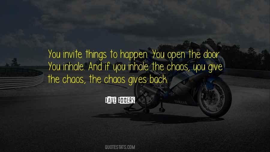 Things To Happen Quotes #47084