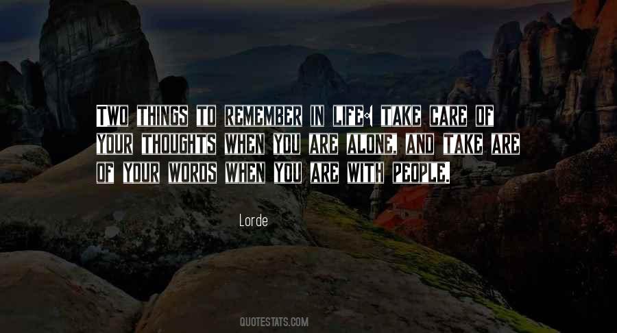 Things To Remember Quotes #1511772