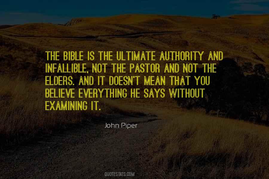 Quotes About Bible Authority #1542667