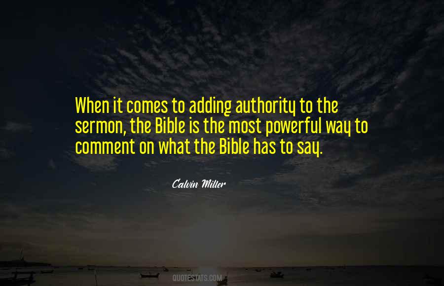 Quotes About Bible Authority #1739551