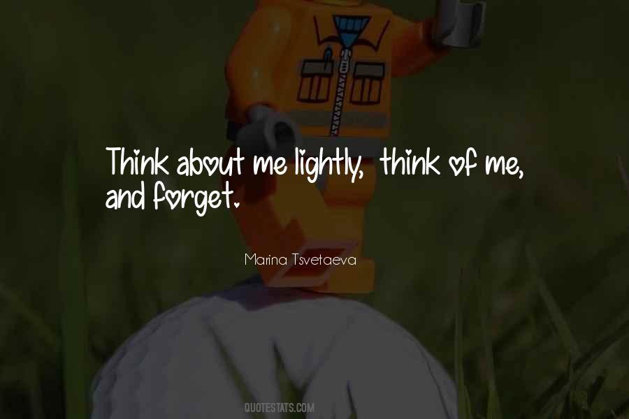 Think About Me Quotes #1078292