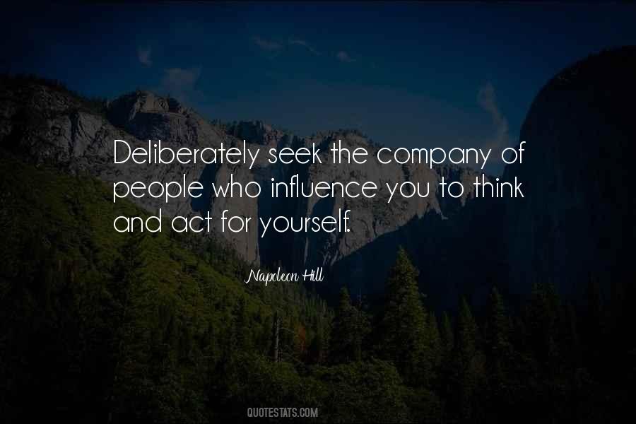 Think And Act Quotes #708805