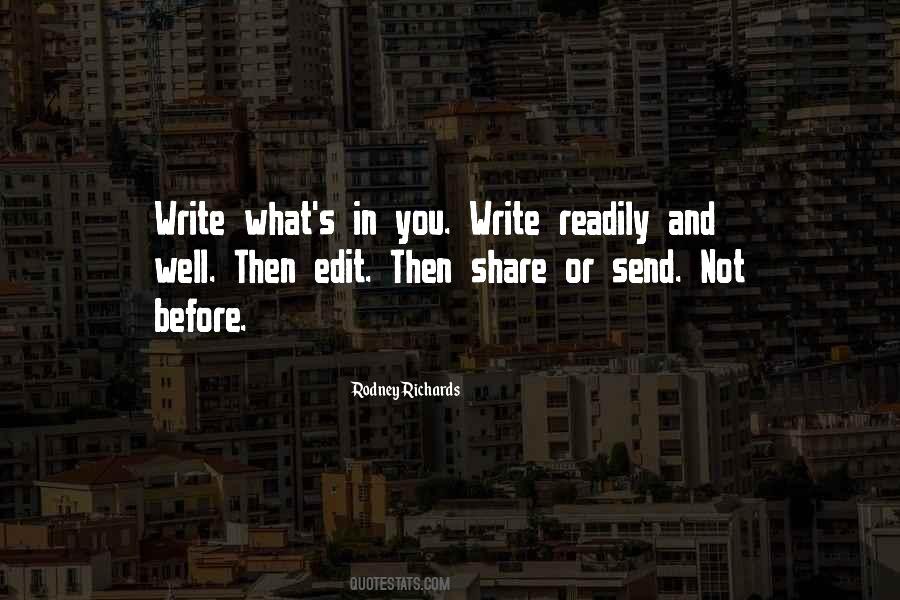 Think Before You Write Quotes #114700