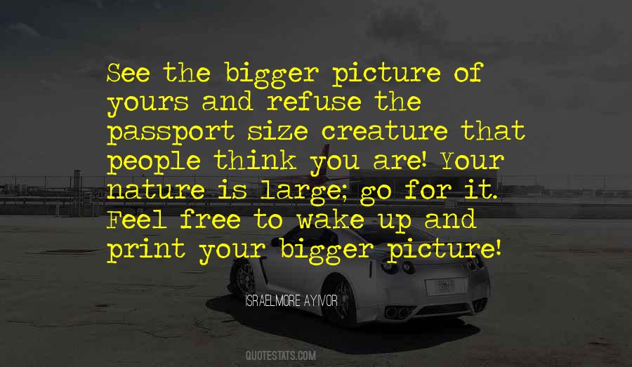 Think Big Picture Quotes #1788819