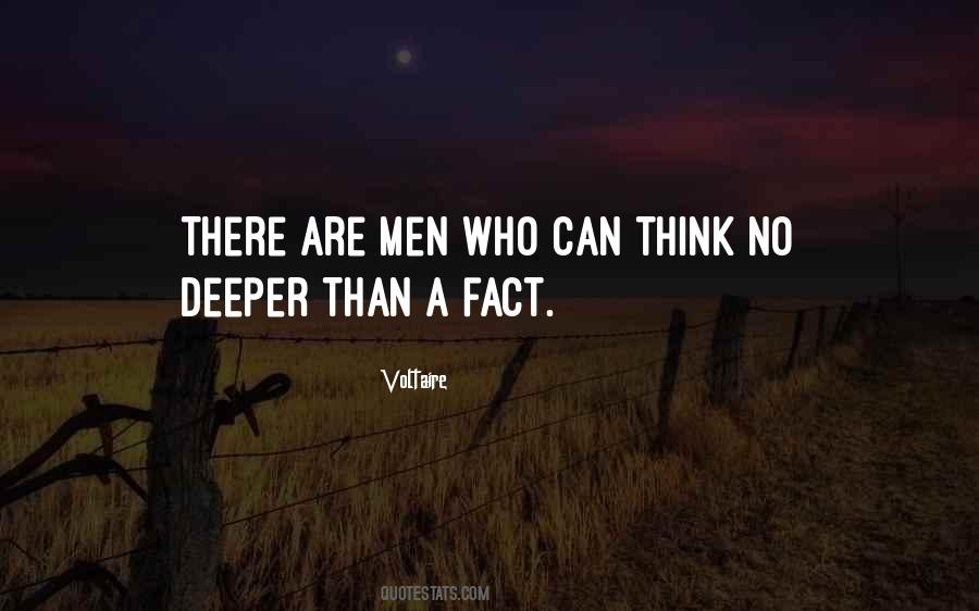 Think Deeper Quotes #418577