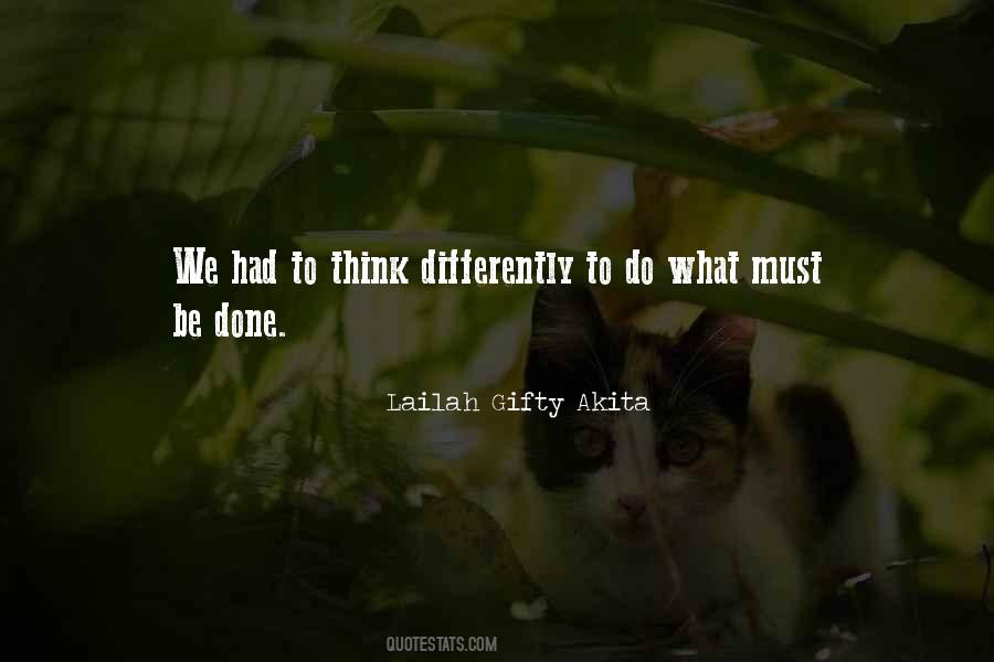 Think Differently Quotes #1531097