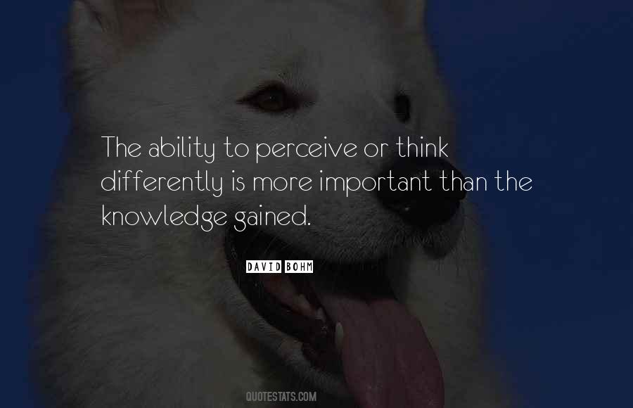 Think Differently Quotes #932305