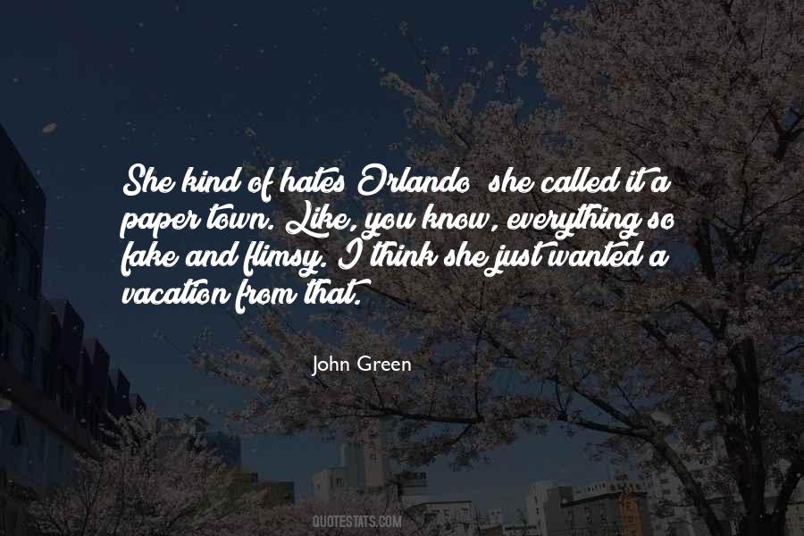 Think I'm Fake Quotes #1503676