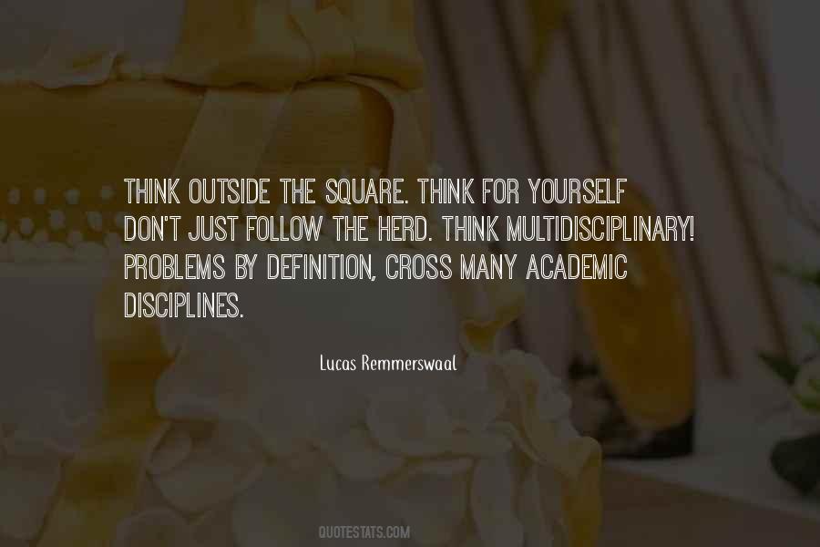 Think Outside The Square Quotes #949795