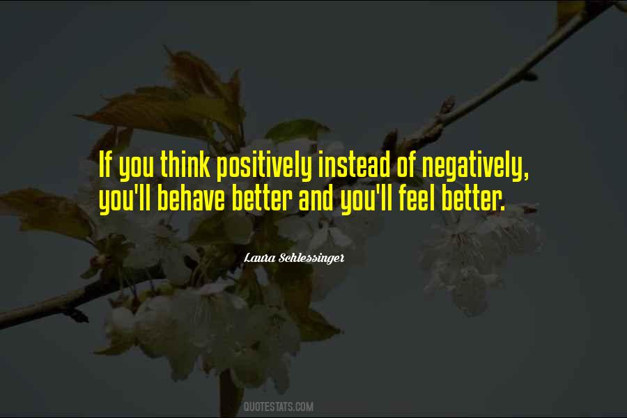 Think Positively Quotes #154019