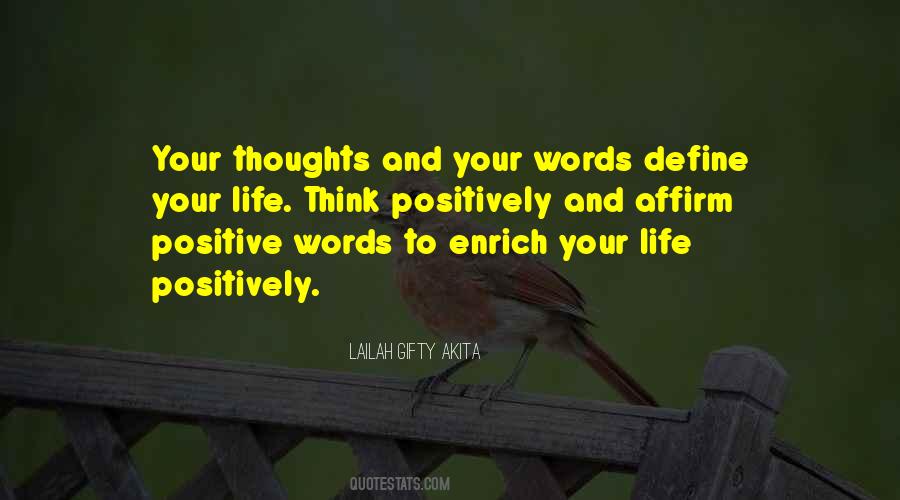 Think Positively Quotes #898261