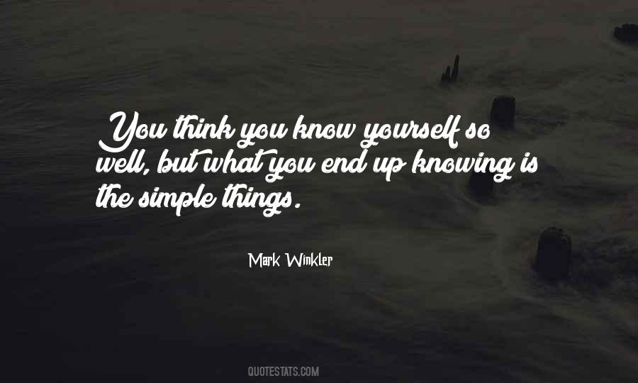 Think You Know Quotes #948079