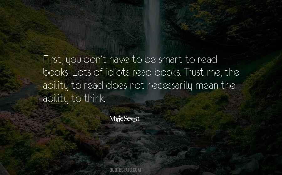 Think You're Smart Quotes #189739