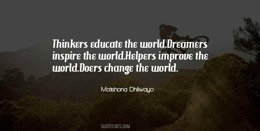 Thinkers Vs Doers Quotes #822315