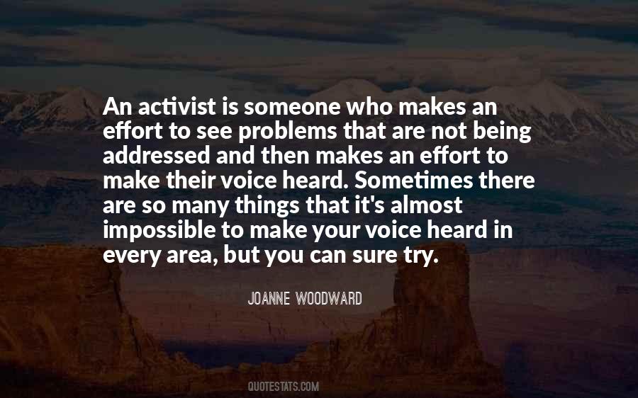 Quotes About Being An Activist #1272844