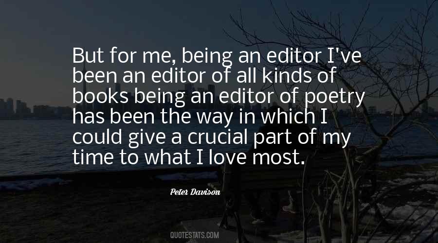 Quotes About Being An Editor #518266