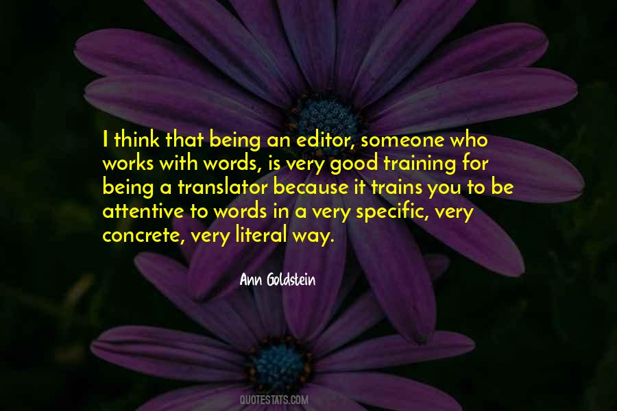 Quotes About Being An Editor #871425