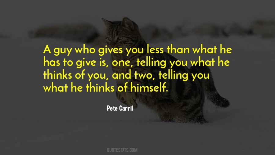 Thinks Of You Quotes #1515408