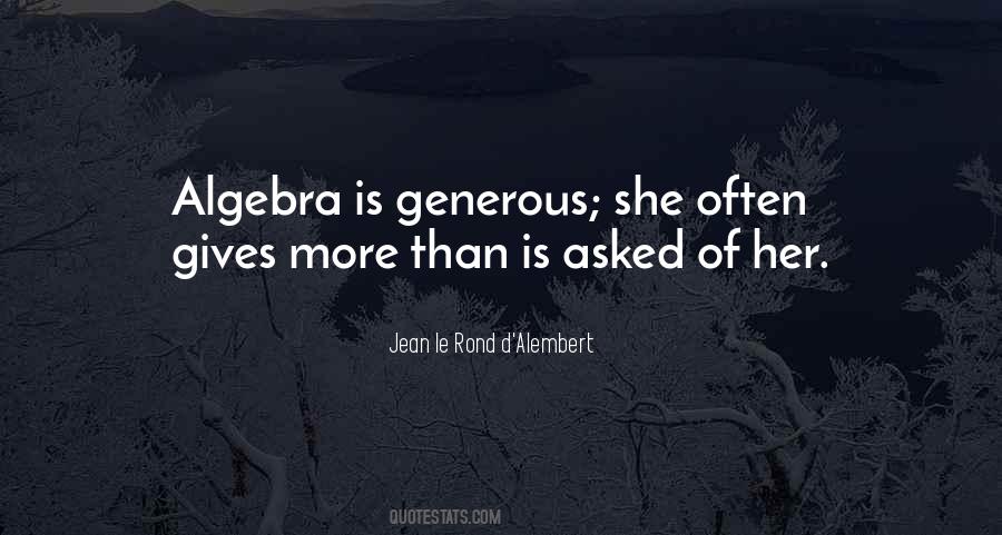 Quotes About Alembert #184548