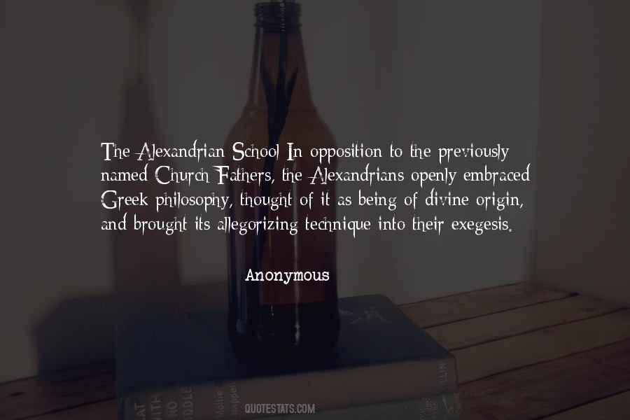 Quotes About Alexandrian #1761619