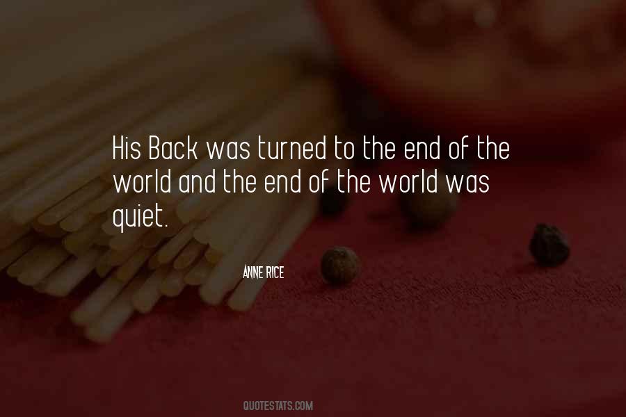 This Is Not The End Of The World Quotes #11903