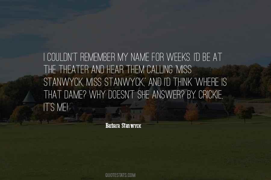 Quotes About Barbara Stanwyck #1755882