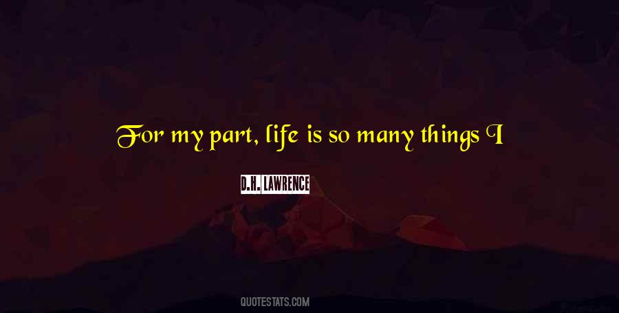 This Part Of My Life Quotes #86209