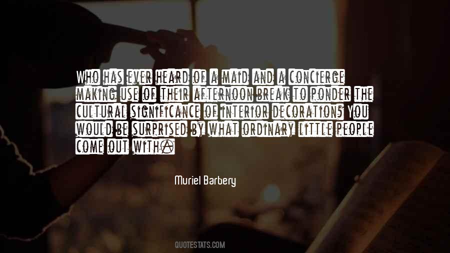 Quotes About Barbery #776342