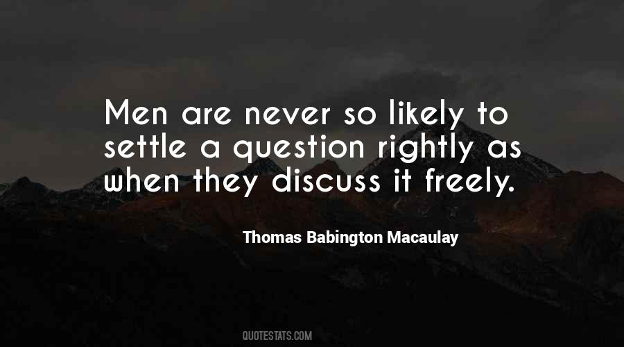 Thomas Babington Quotes #97005