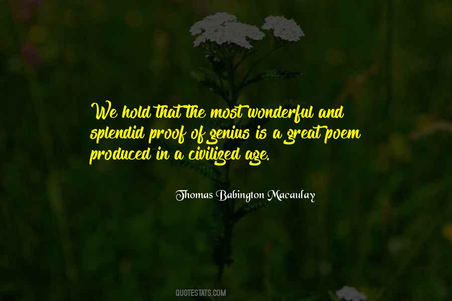 Thomas Babington Quotes #97794