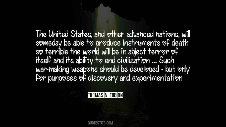 Quotes About Advanced Civilization #294118
