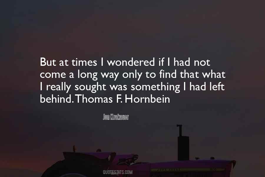 Thomas Hornbein Quotes #468666