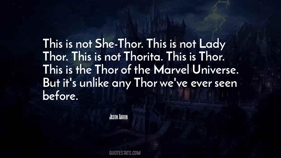 Thor's Quotes #118126