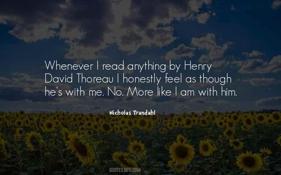 Thoreau's Quotes #832323