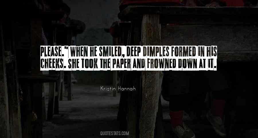 Those Dimples Quotes #1367214