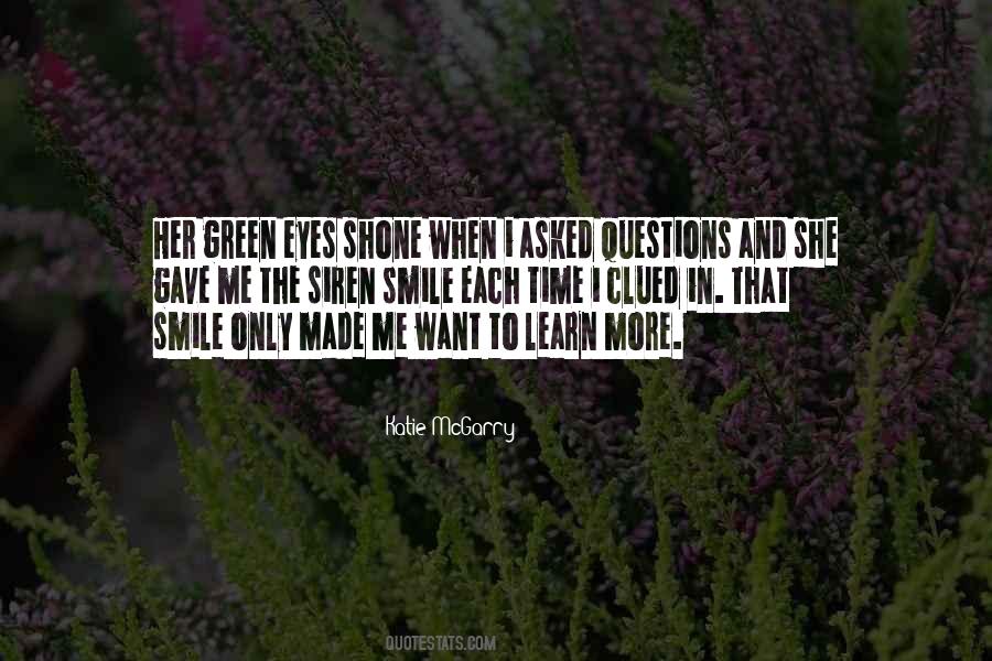 Those Green Eyes Quotes #220485