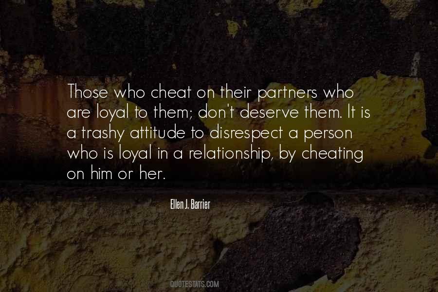 Those Who Cheat Quotes #335151