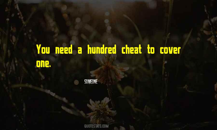 Those Who Cheat Quotes #78126
