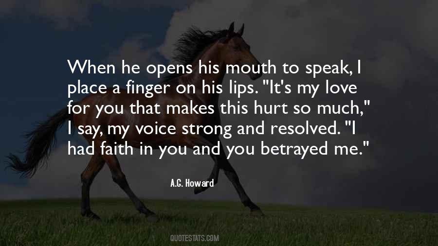 Quotes About Betrayal In Love #1663724