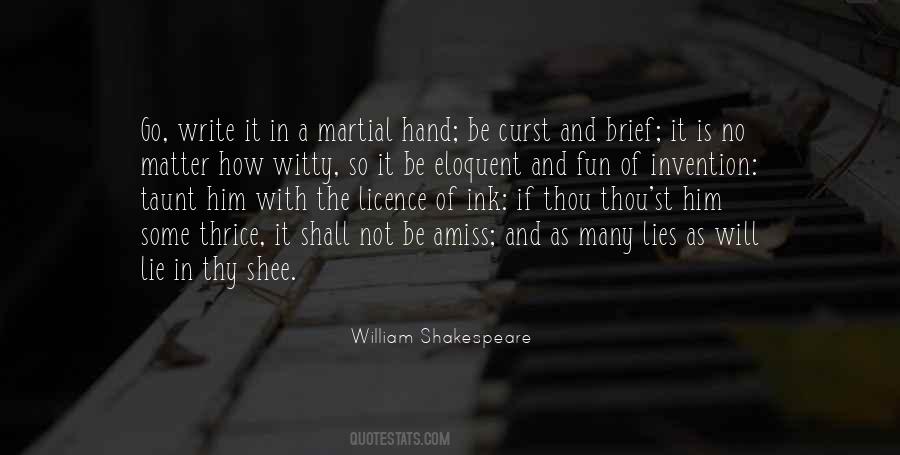 Thou Shakespeare Quotes #295940