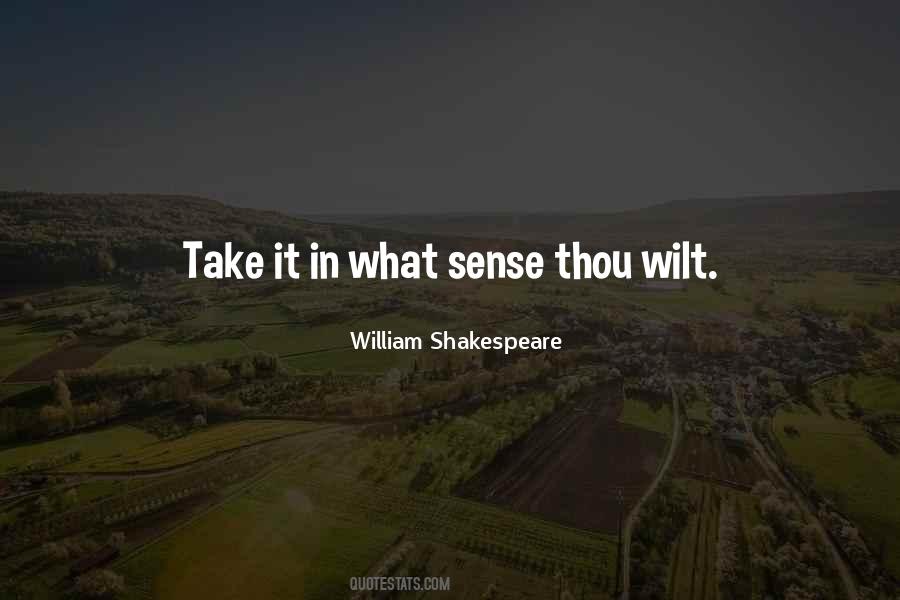 Thou Shakespeare Quotes #362478