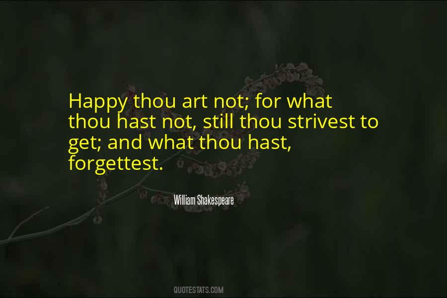Thou Shakespeare Quotes #485061