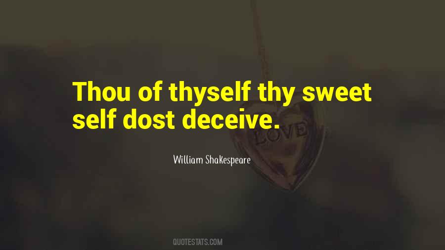 Thou Shakespeare Quotes #497317