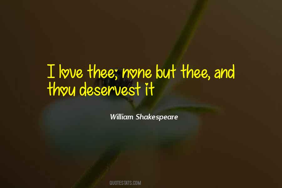 Thou Shakespeare Quotes #536301