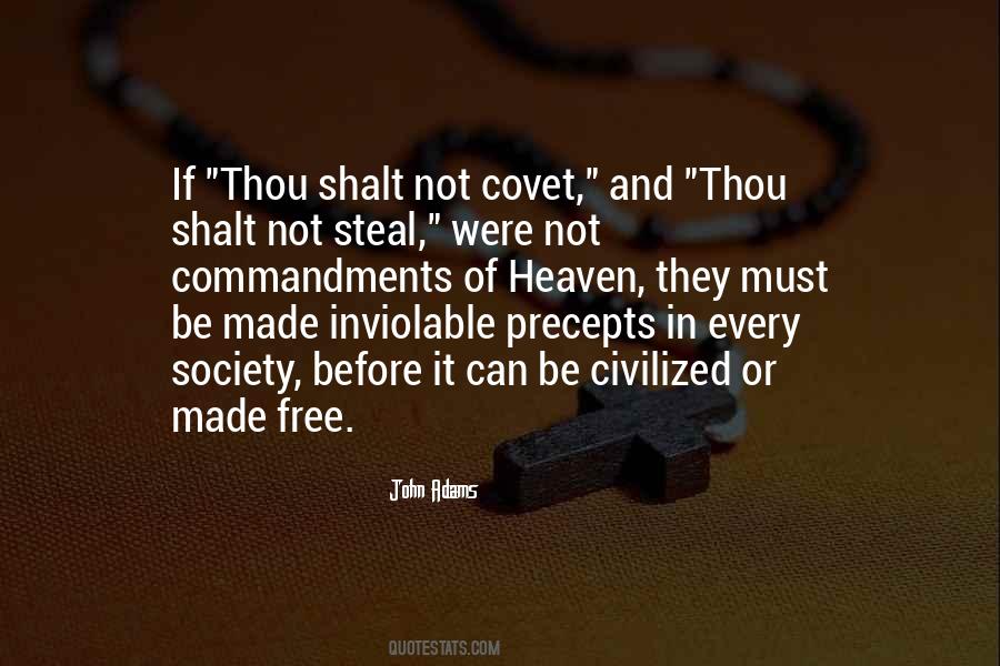 Thou Shalt Not Covet Quotes #653900