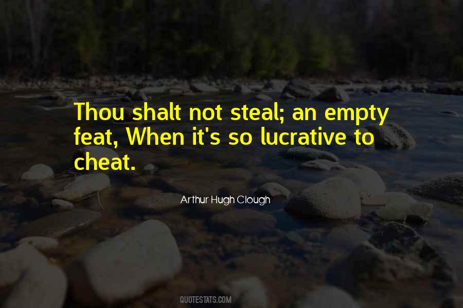 Thou Shalt Not Steal Quotes #16475