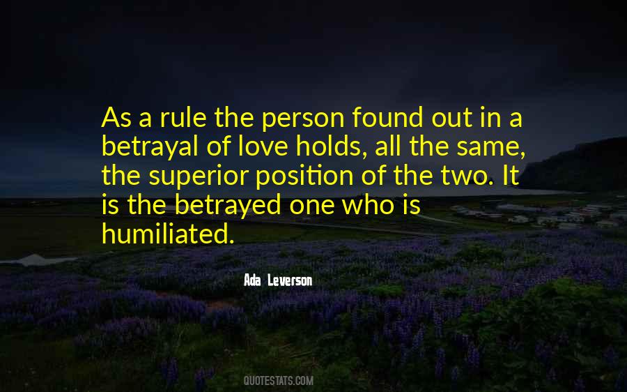 Quotes About Betrayal Of Love #154648