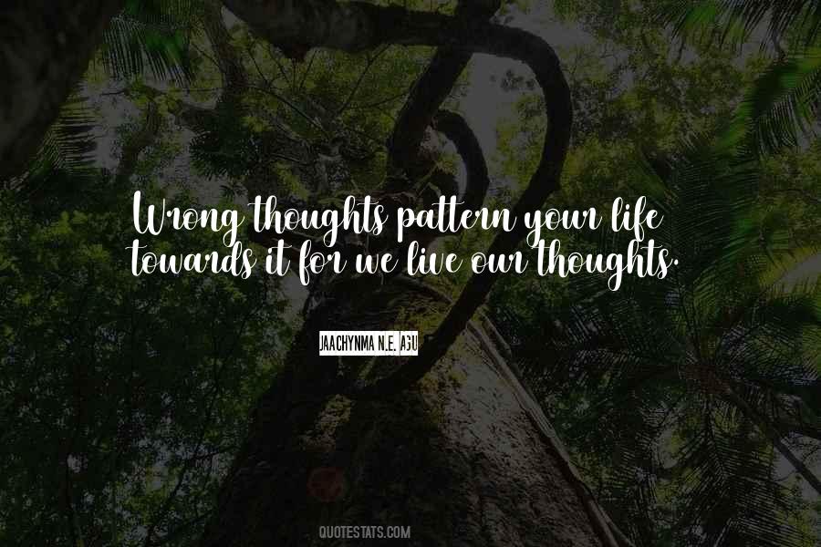 Thought Pattern Quotes #1810178