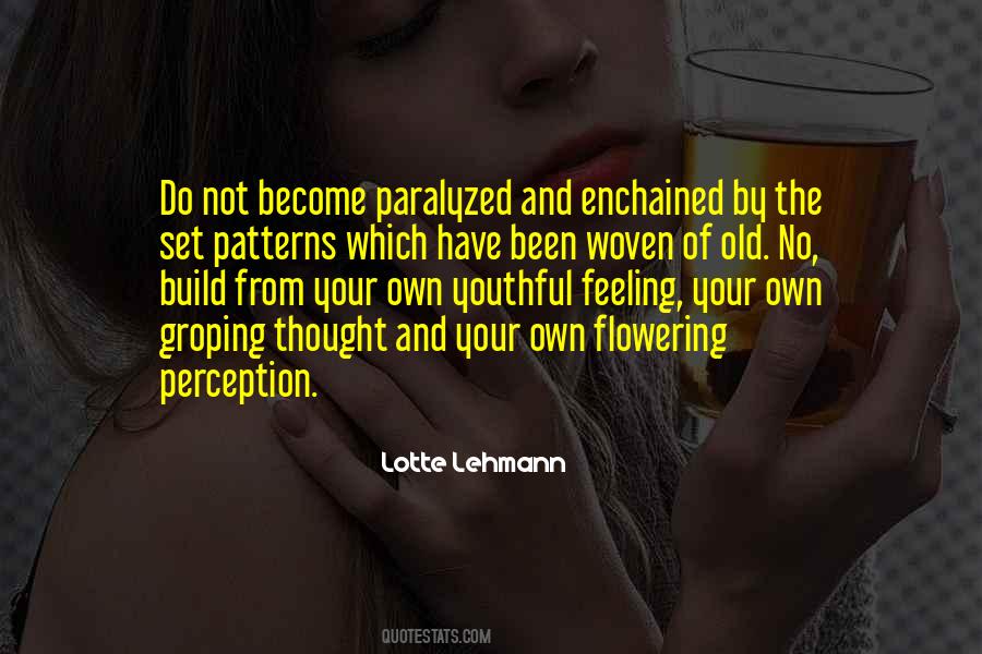 Thought Patterns Quotes #598932